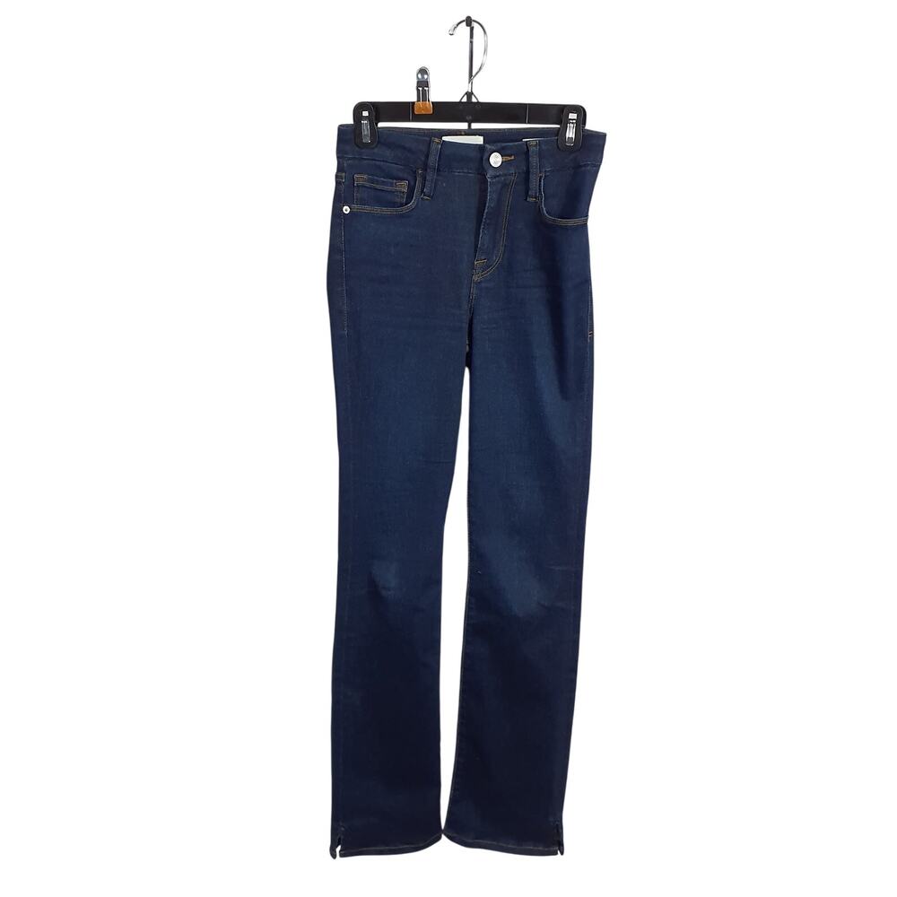 Frame Classic Dark Blue Le Mini Boot Size 26 Denim Jeans - Picture 2 of 4